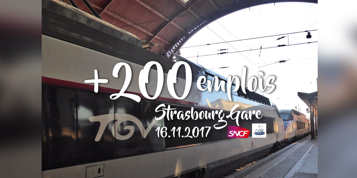 Café Contact Emploi et la SNCF à Strasbourg